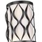 Z-Lite Harden Wall Sconce, 3-Light, 8 In.W x 4.5 In.L x 22.5 In.H, Matte Black/White 1948-3S-MB - alternate 3